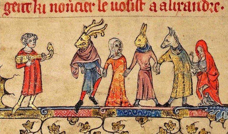 Eeyore! - Middle Ages, Church, Mass, Donkey, Jester, Catholic Church, Telegram (link)