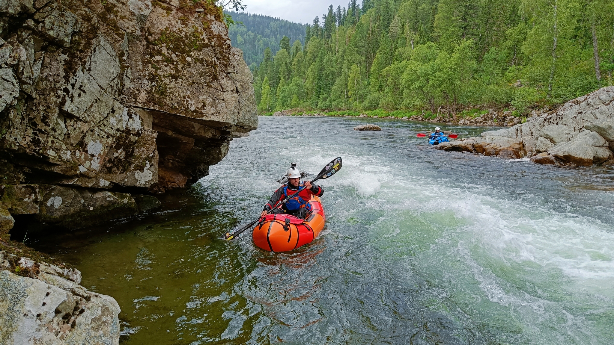 RAFTING AND TRAINING - My, Hike, Camping, Туристы, Tourism, Youtube, Alloy, River rafting, A boat, Packraft, Water, River, Khakassia, Mountain river, Taiga, Video, Longpost