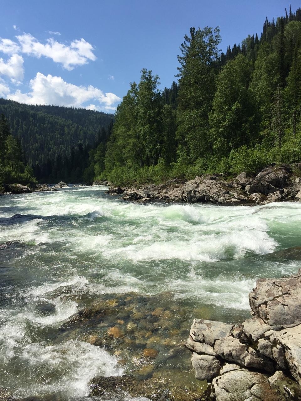 mountain river - My, Travel across Russia, Tourism, Road trip, Taiga, Mountain river