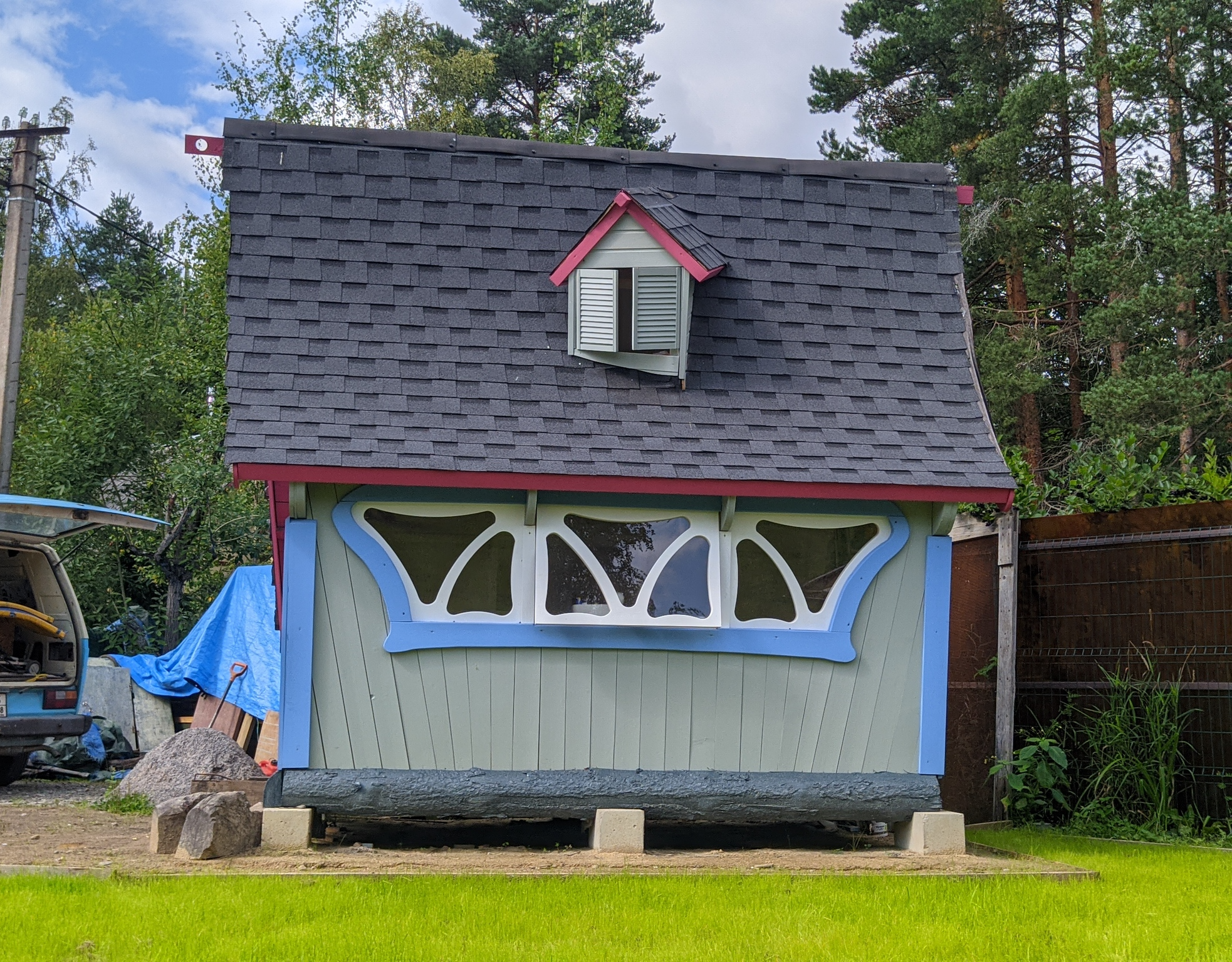 House for children at the dacha. Budget option. Continuation - My, Dacha, Children, Building, Longpost, The photo