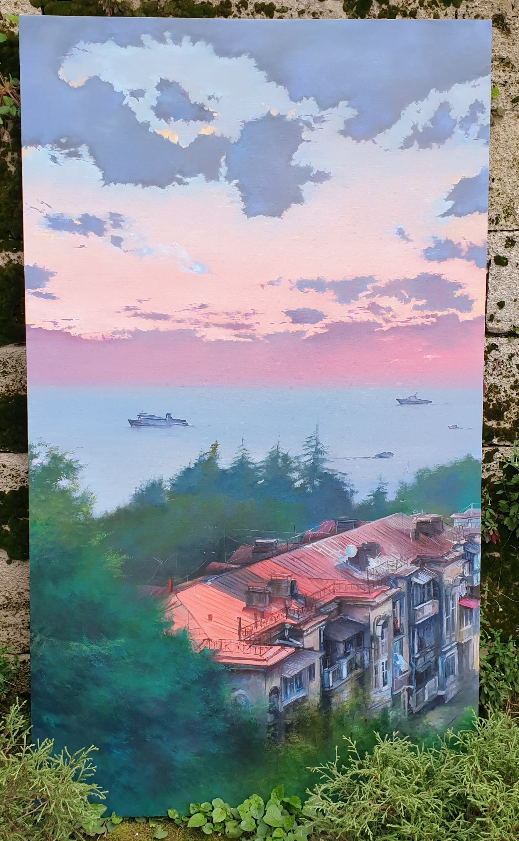 House 96 - My, Painting, Sochi, Landscape, Artist, A life, Oil painting