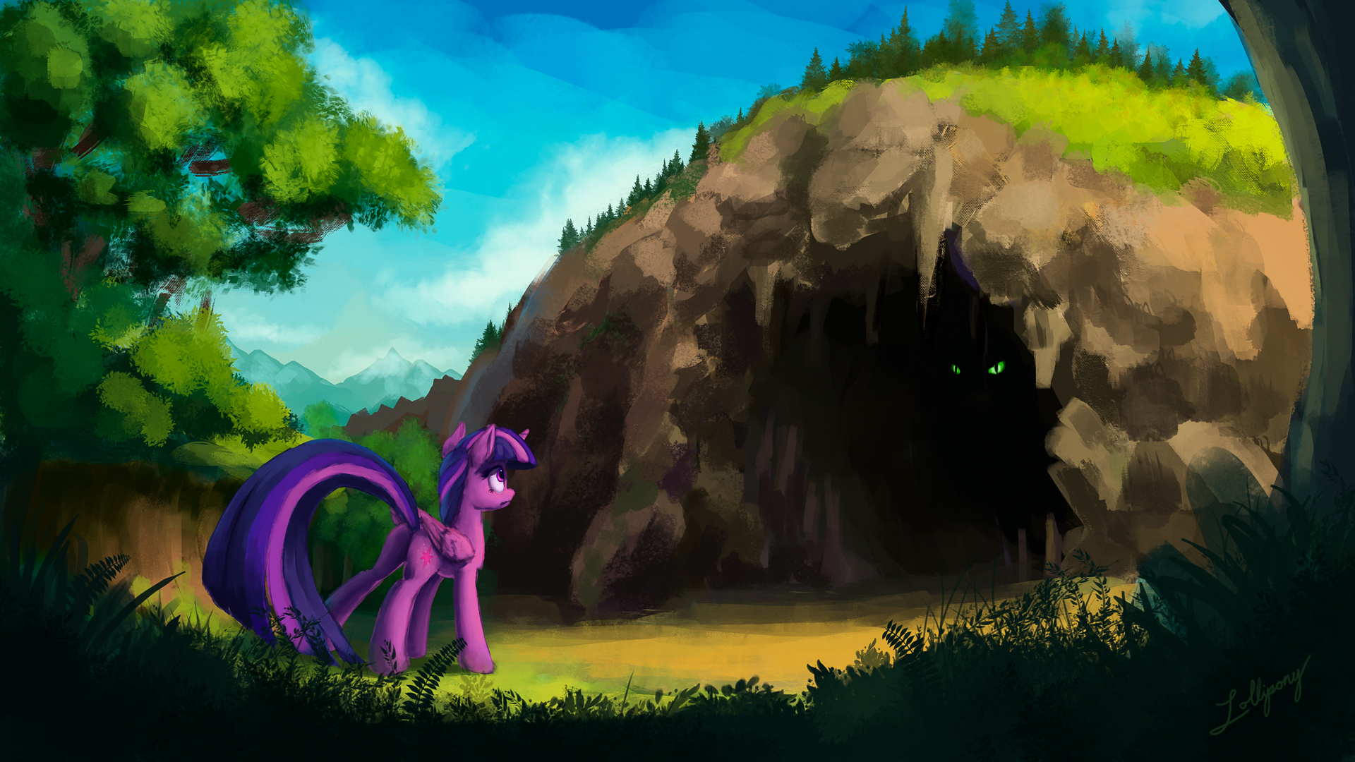 Визит в гости - My Little Pony, PonyArt, Twilight sparkle, Lolliponybrony