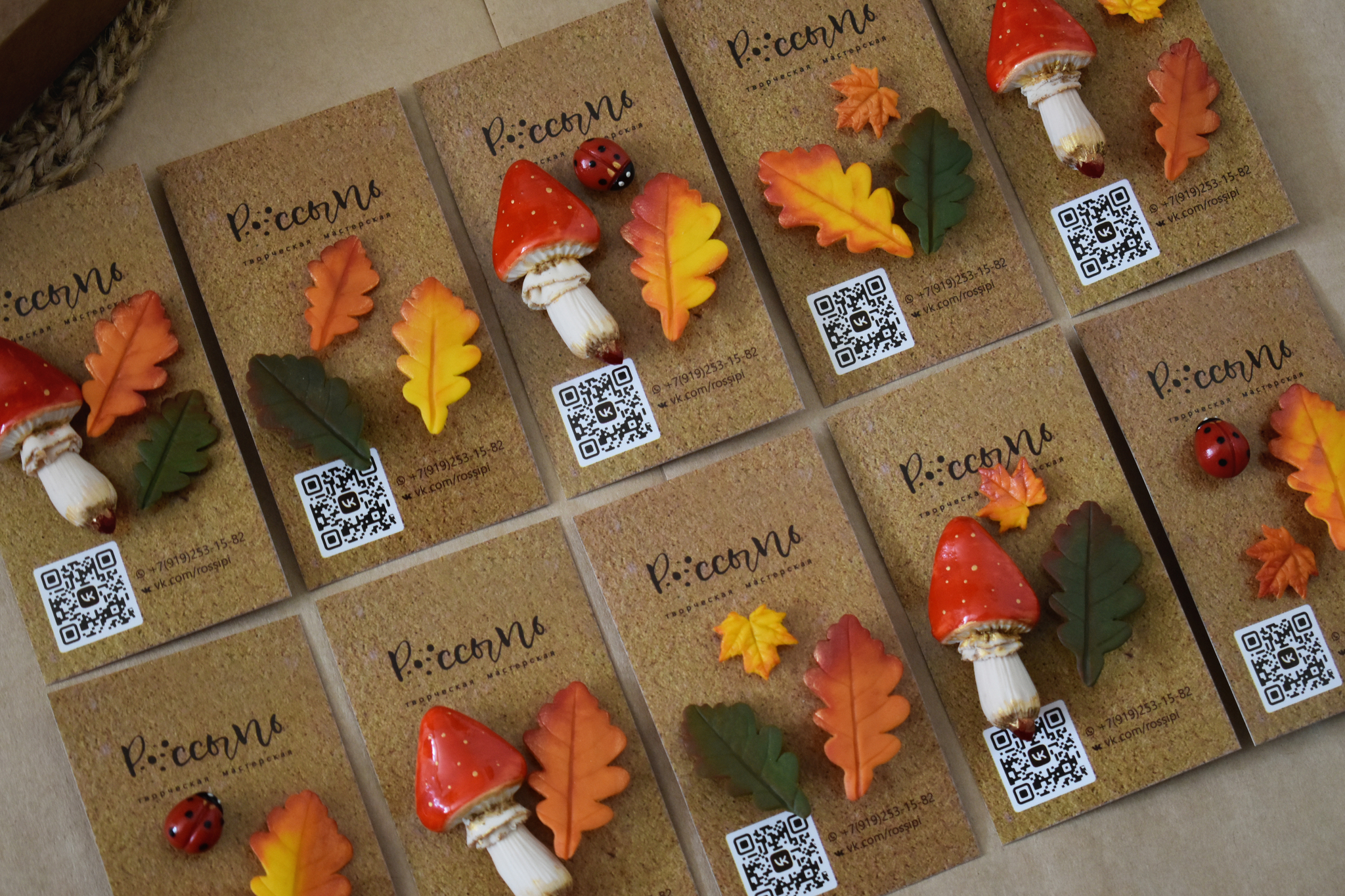 Autumn brooches - Brooch, Decoration, Creation, Craft, Earrings, VKontakte (link), Longpost