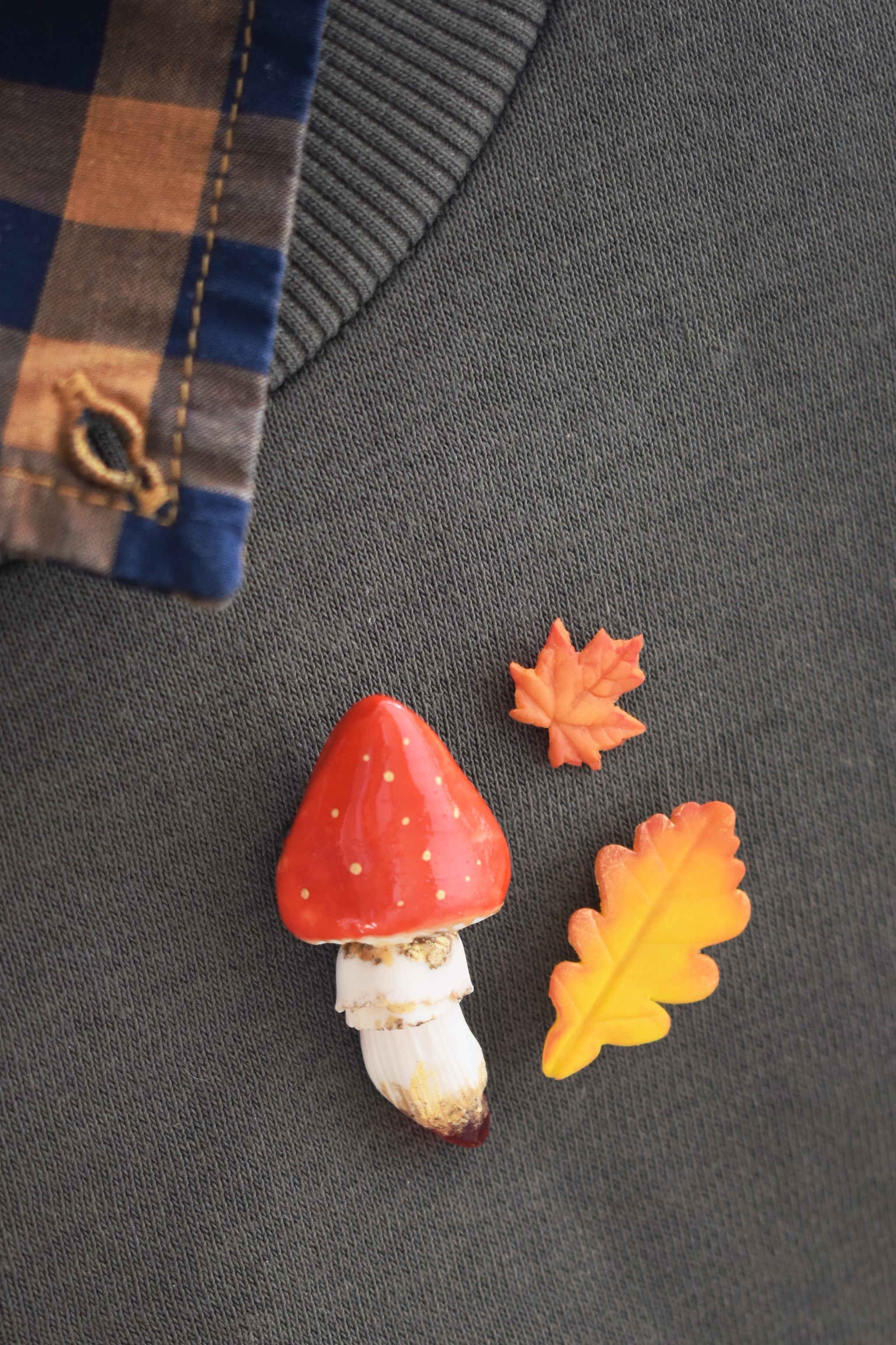 Autumn brooches - Brooch, Decoration, Creation, Craft, Earrings, VKontakte (link), Longpost