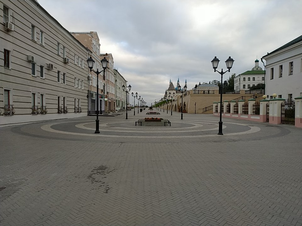 Kazan, Bauman street at 05 o'clock in the morning - My, Kazan, Tatarstan, Bauman Street, Deserted, Longpost, Saturday