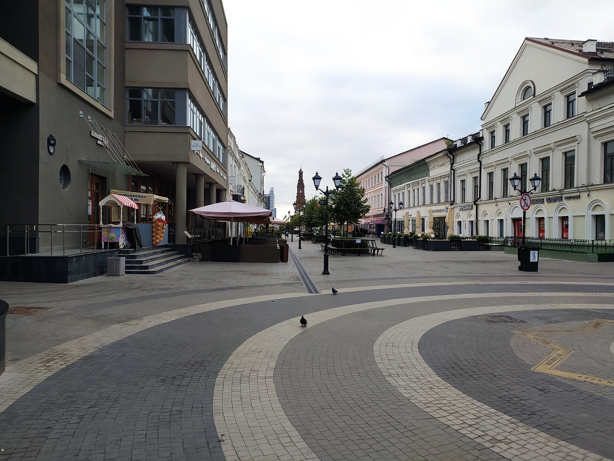 Kazan, Bauman street at 05 o'clock in the morning - My, Kazan, Tatarstan, Bauman Street, Deserted, Longpost, Saturday