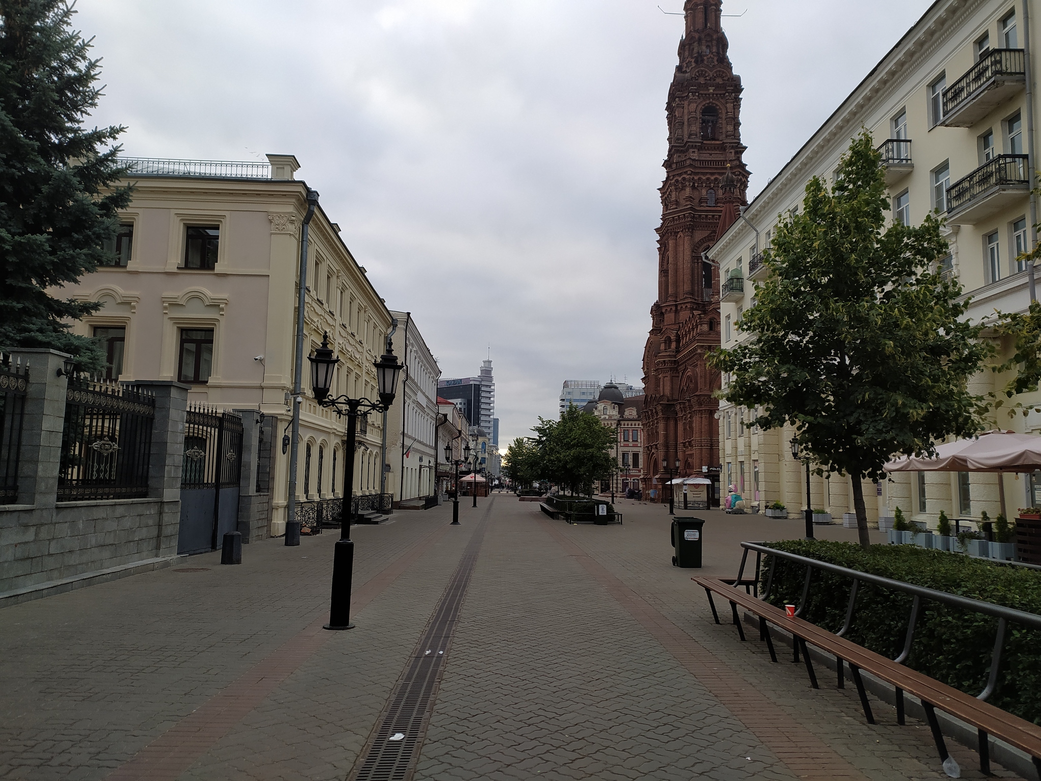 Kazan, Bauman street at 05 o'clock in the morning - My, Kazan, Tatarstan, Bauman Street, Deserted, Longpost, Saturday