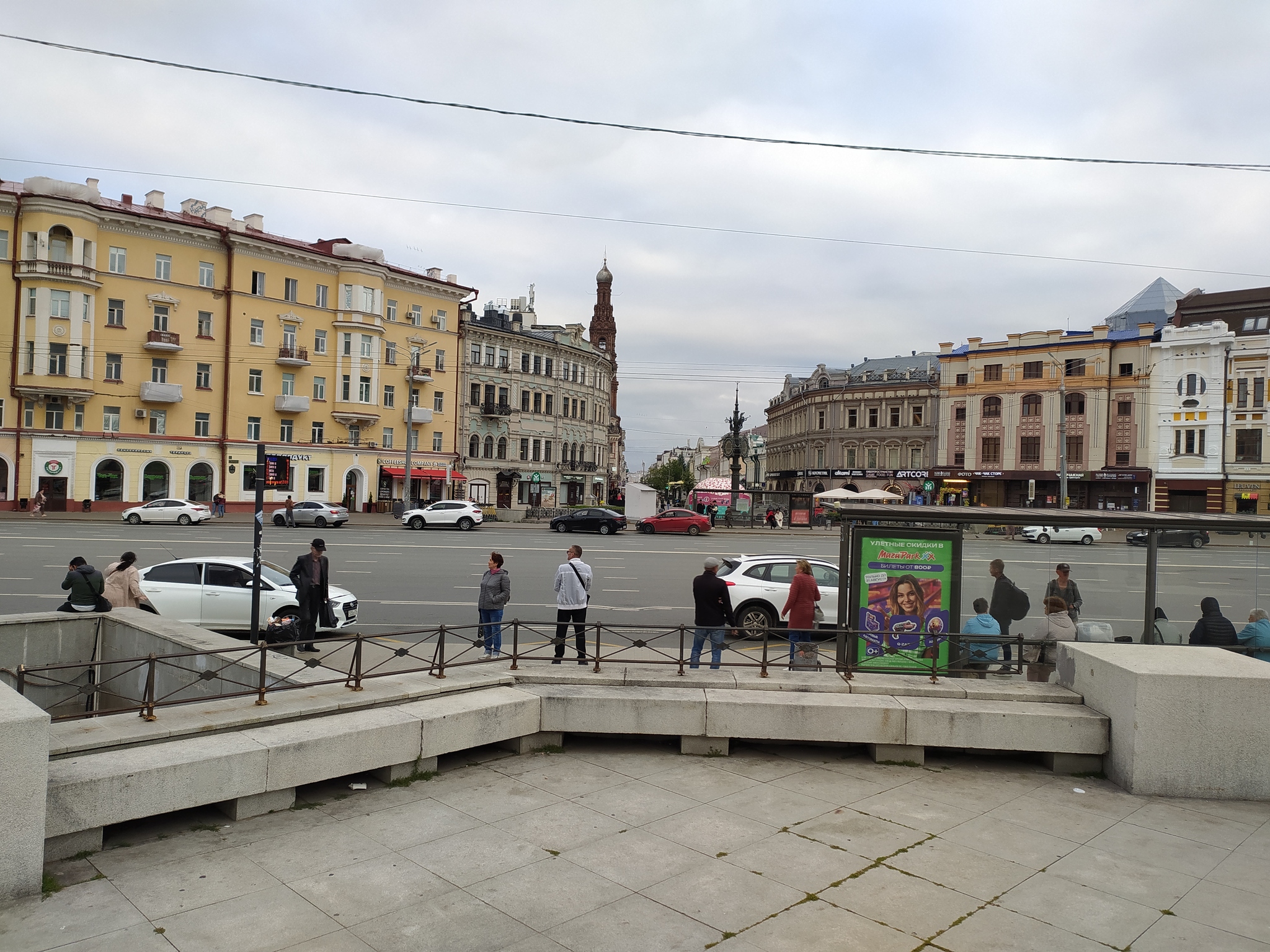 Kazan, Bauman street at 05 o'clock in the morning - My, Kazan, Tatarstan, Bauman Street, Deserted, Longpost, Saturday