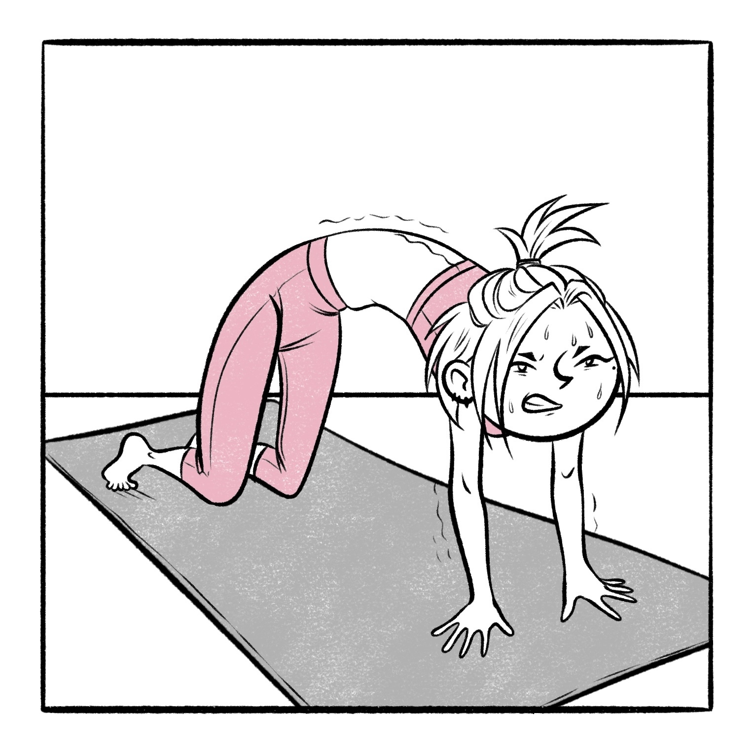 Yoga - My, Author's comic, Comics, Art, Relationship, Slice of life, Yoga, Show, Sight, Men and women, Longpost