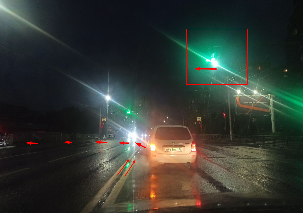 Double solid, green and green left turn arrow on. What should a driver do? - Traffic rules, Gai, Driver, DPS