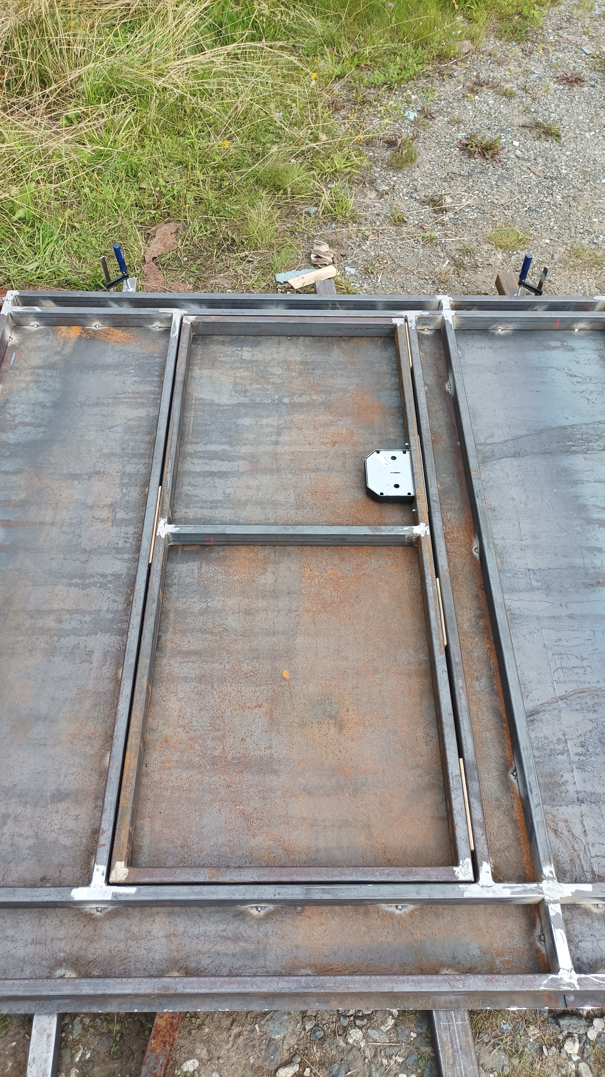 How I welded my first garage door with a wicket in one, without experience. Or the first damn thing is lumpy - My, Garage, Welding, Garage doors, With your own hands, Новичок, Gate, First experience, Needlework with process, Longpost