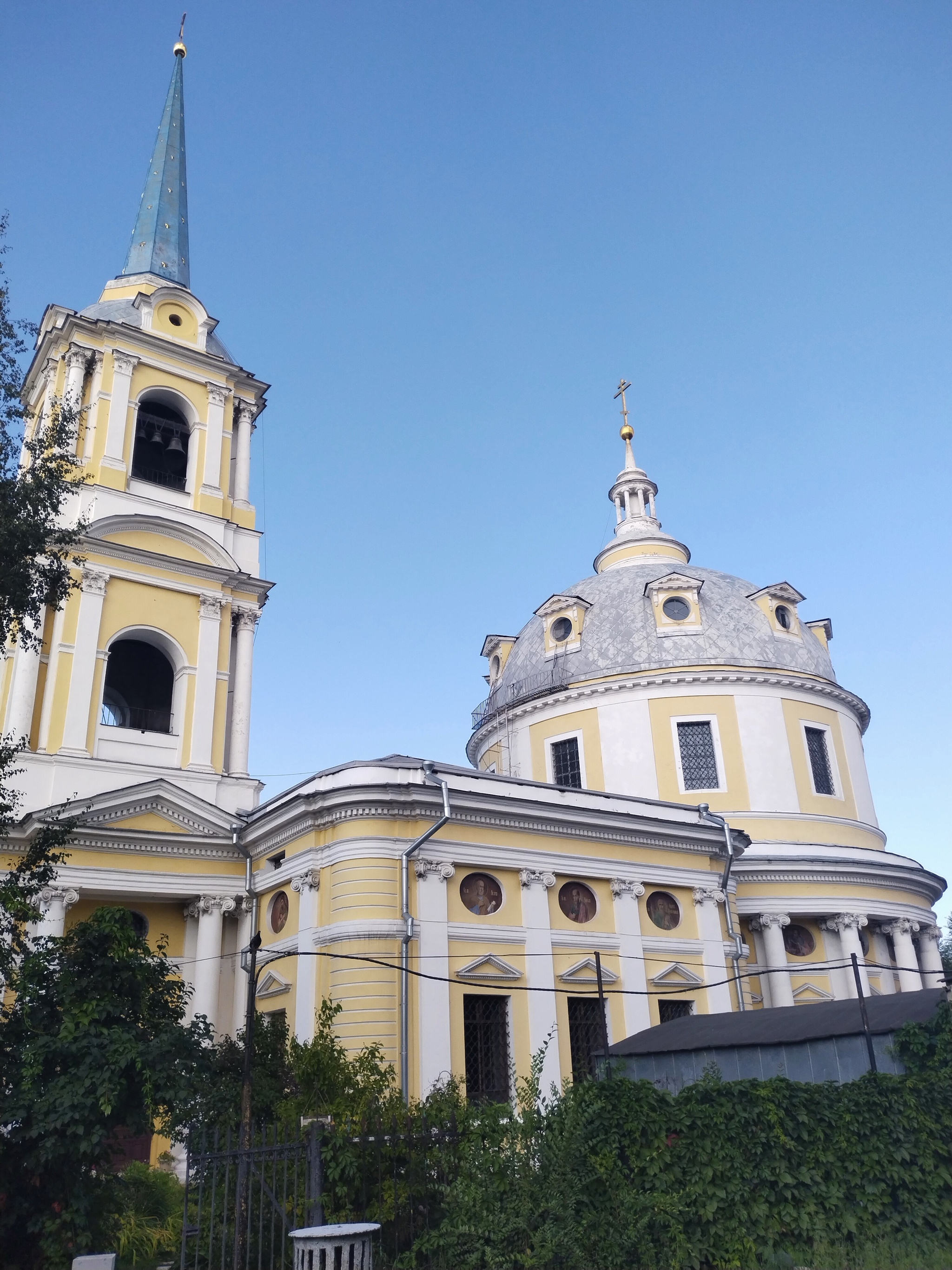 Temple of the Ascension on the Pea Field - My, Temple, Moscow, Church, Mobile photography, Architecture, Longpost