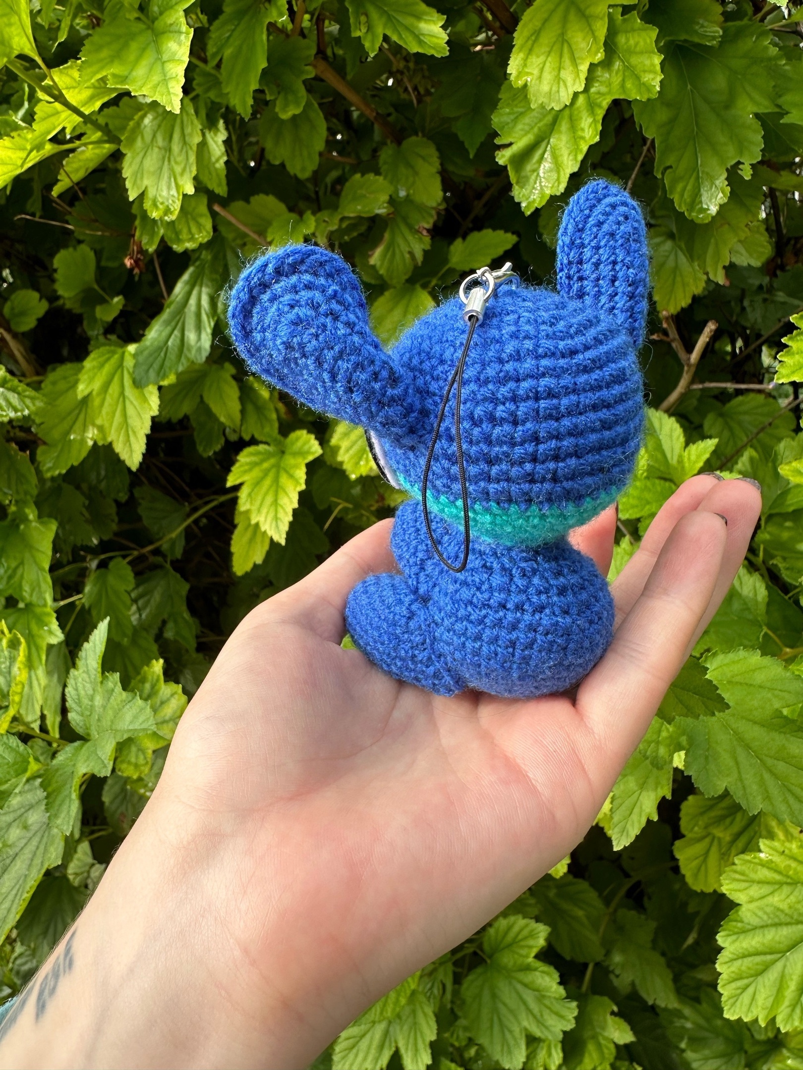 Stitch - My, With your own hands, Crochet, Knitting, Amigurumi, Needlework without process, Needlework, Author's toy, Keychain, Knitted toys, VKontakte (link), Telegram (link), Longpost