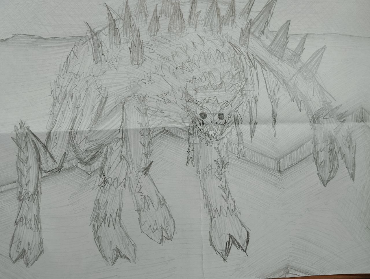 Rift Demon from the Stormlight Archives - My, Drawing, Buresvet Archive