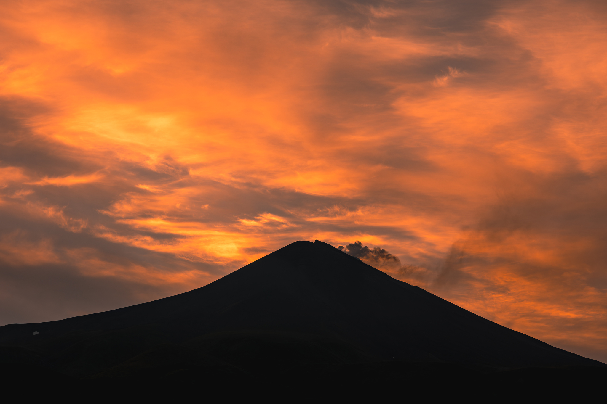 Good morning - My, The photo, Kurile Islands, Volcano