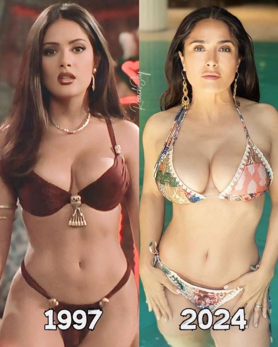 This is how it should have been - It has become - Salma Hayek, It Was-It Was, The photo, Actors and actresses, Repeat