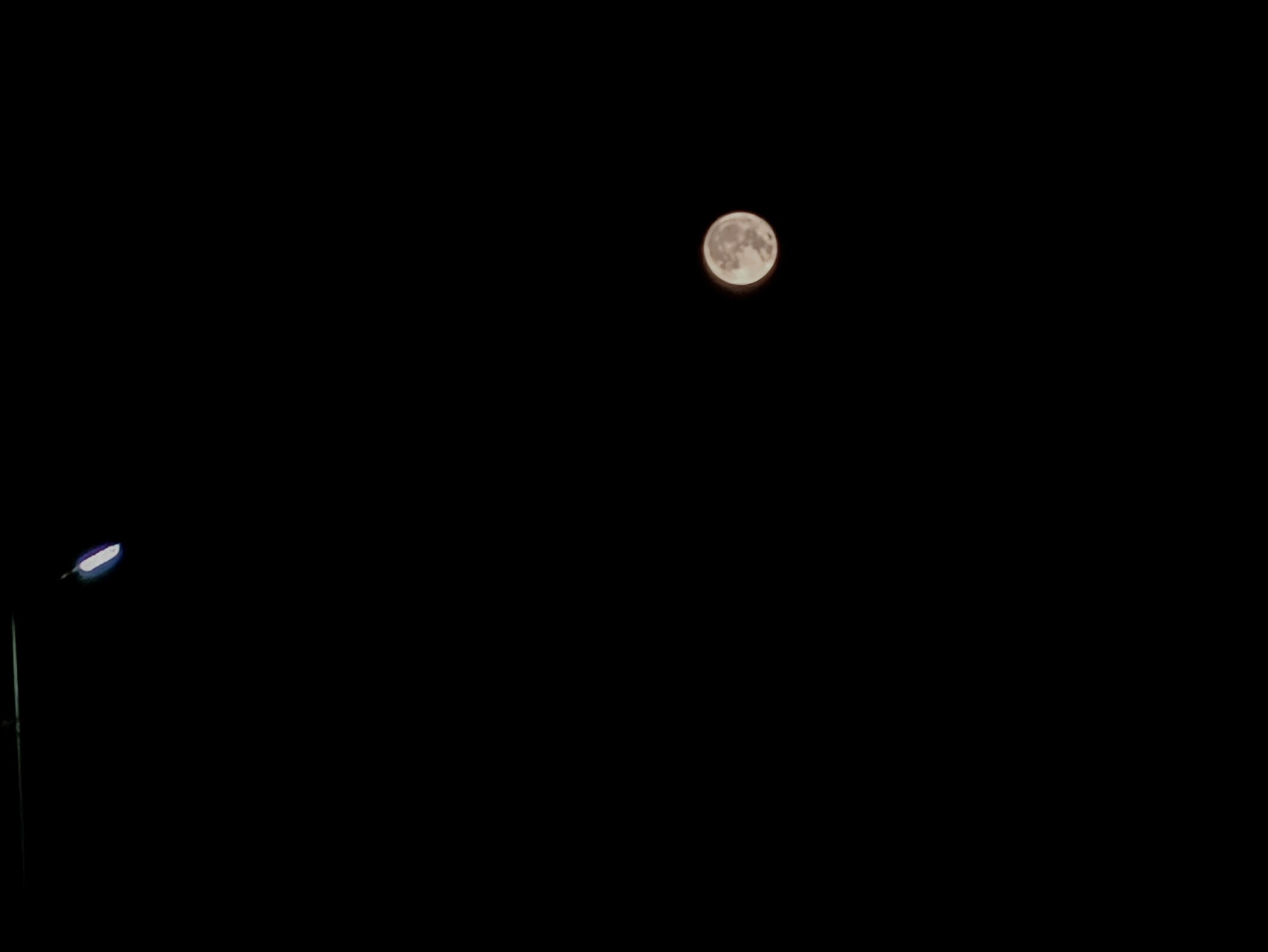 Yesterday's supermoon - My, The photo, Super moon, Mobile photography, moon