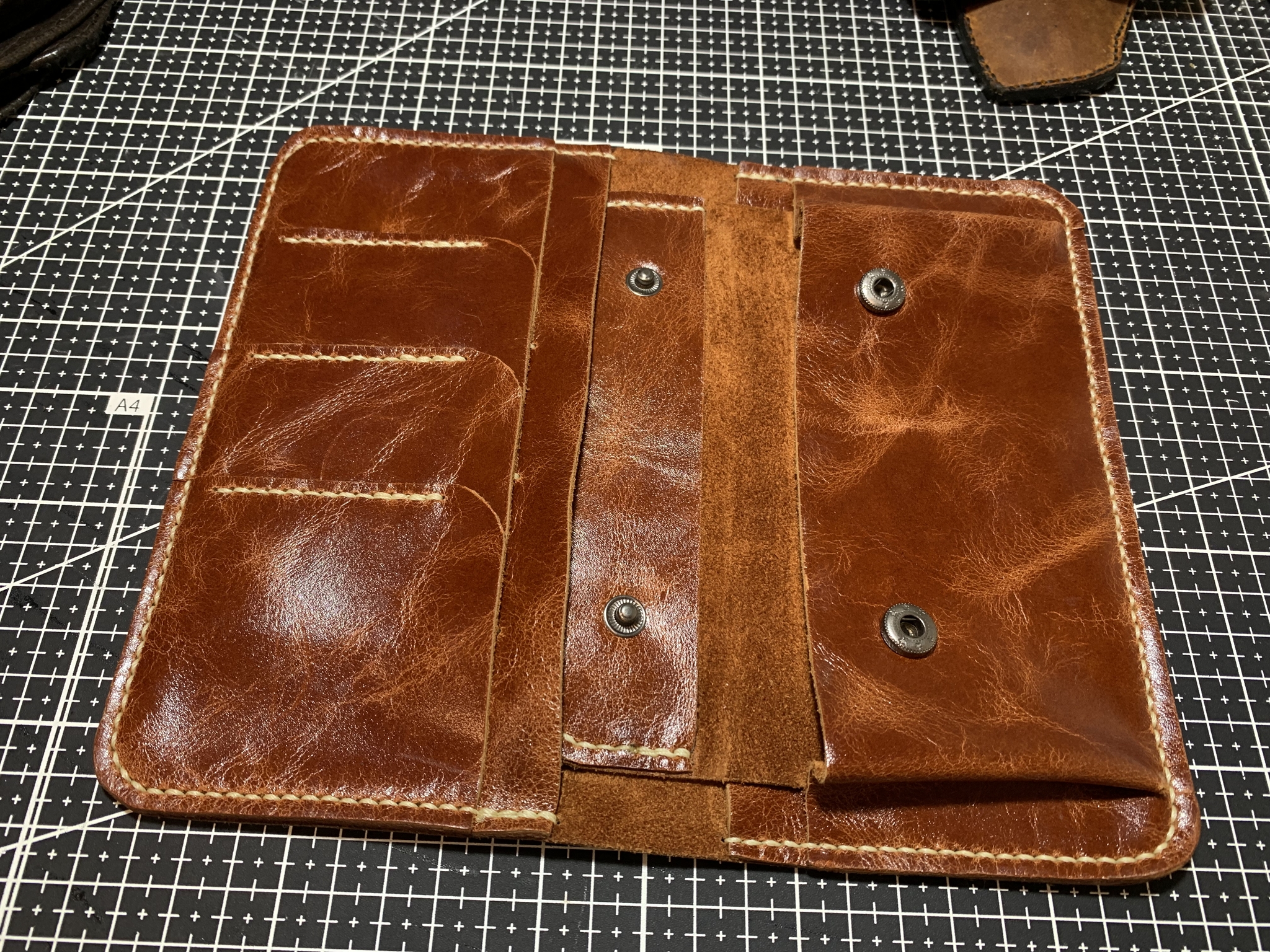 First works - My, Failure, First experience, Hobby, Natural leather, Leather products, Handmade, Longpost, Needlework without process