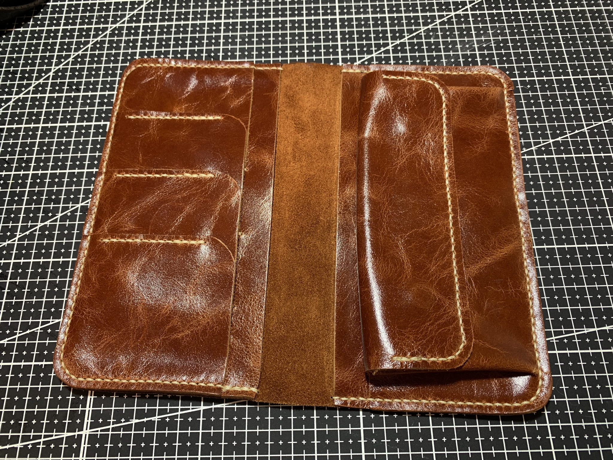 First works - My, Failure, First experience, Hobby, Natural leather, Leather products, Handmade, Longpost, Needlework without process