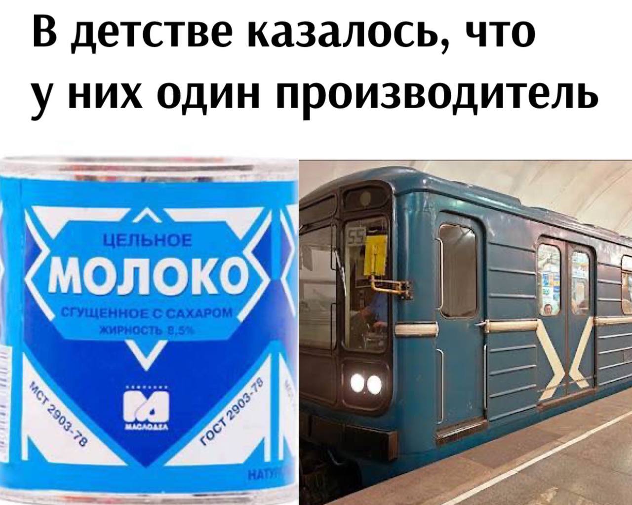 Isn't it?) - Picture with text, Humor, Condensed milk, Metro, Similarity, Telegram (link), It seemed