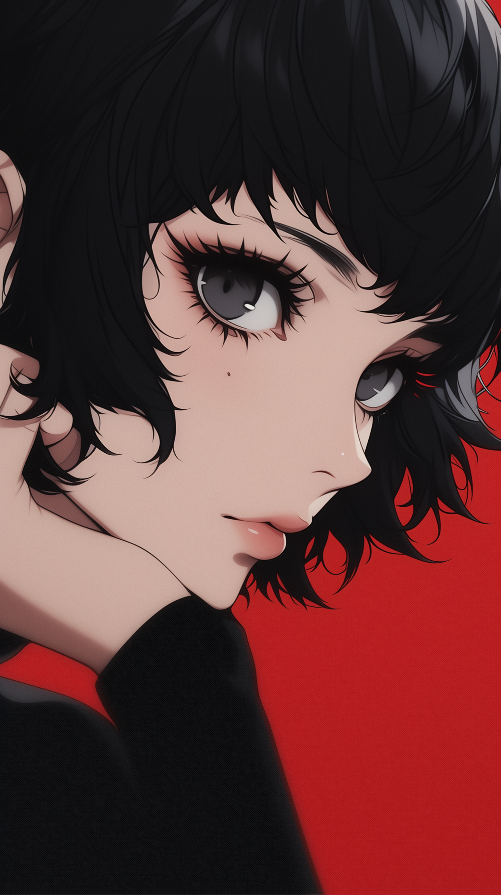 Kawakami - Art, Anime, Anime art, Persona, Persona 5, Games, Game art, Neural network art, Kawakami Sadayo, Longpost