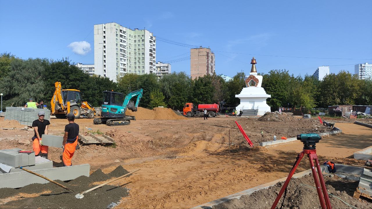 Новости московского храма - Буддизм, Москва, Строительство храма, Фотография, Длиннопост