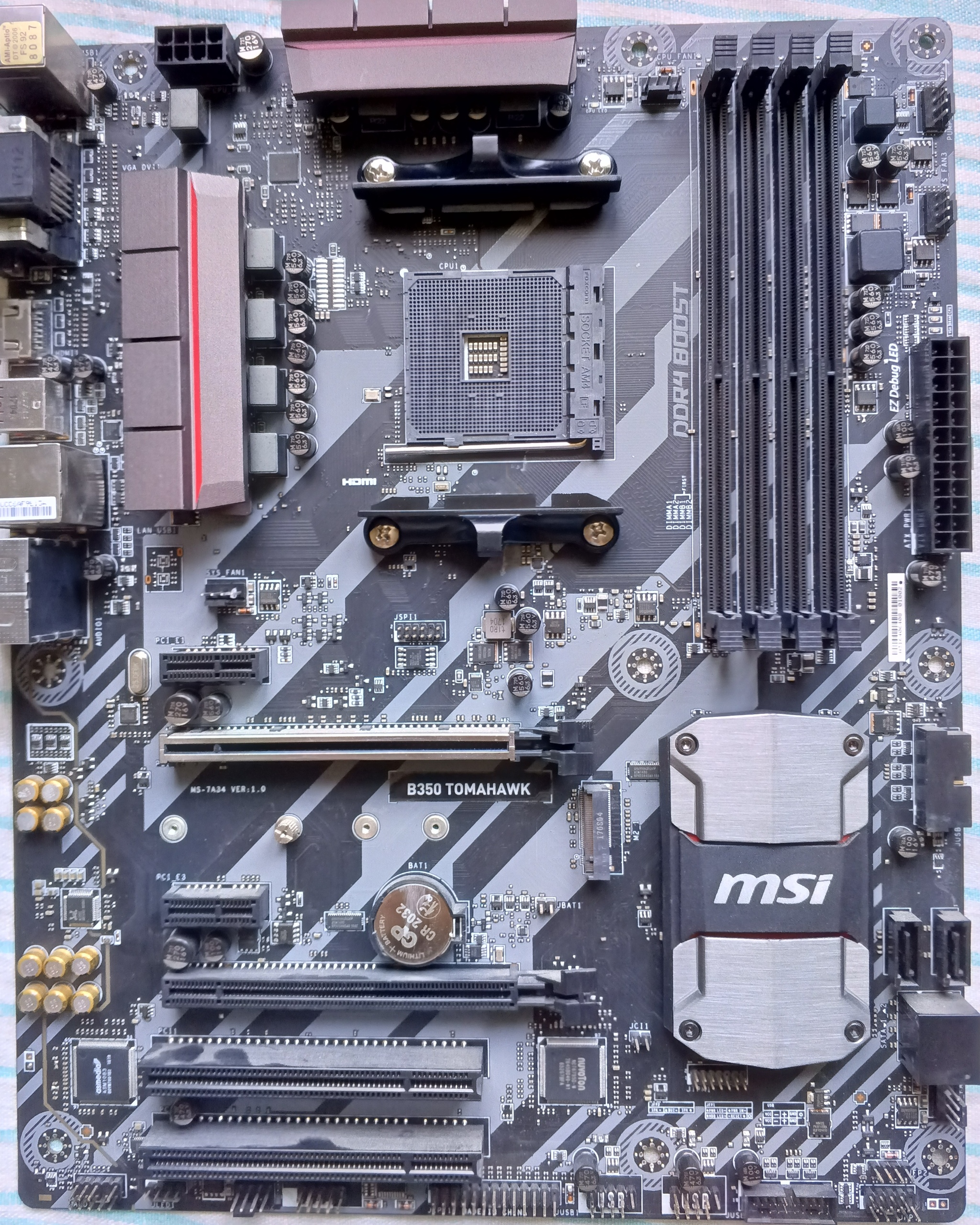 MSI B350 tomahawk - video fell off - My, Question, Ask Peekaboo, Problem, Consultation, Need advice