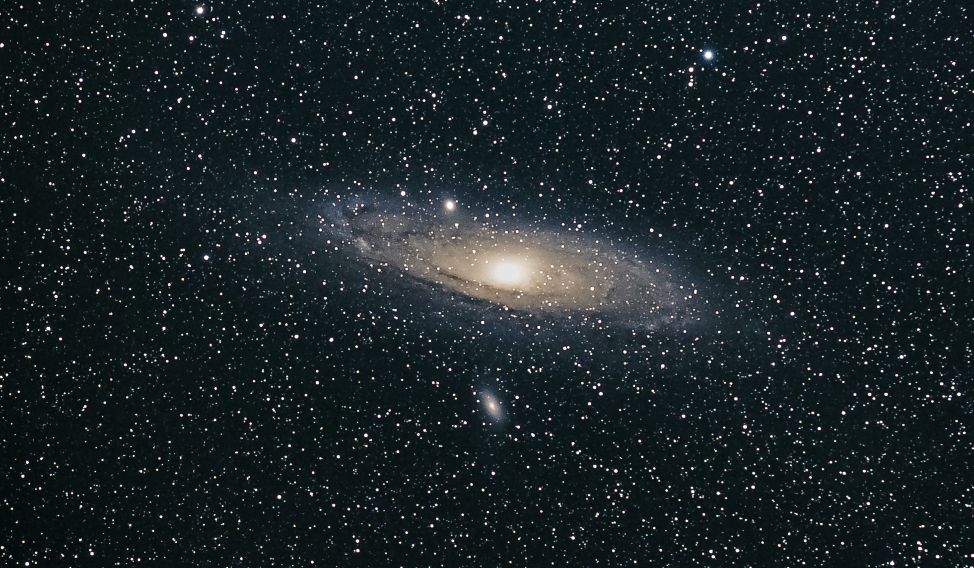 Galaxy in Andromeda - My, Space, Astrophoto, Galaxy, Andromeda Nebula, Enthusiasm, Night shooting, Longpost