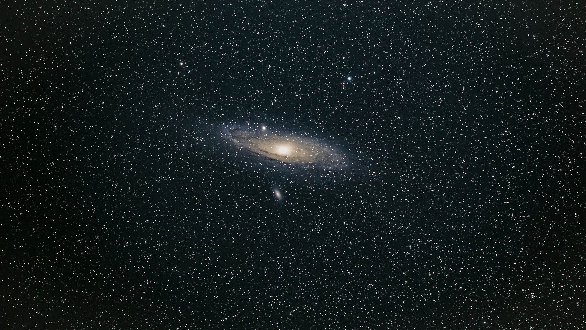 Galaxy in Andromeda - My, Space, Astrophoto, Galaxy, Andromeda Nebula, Enthusiasm, Night shooting, Longpost