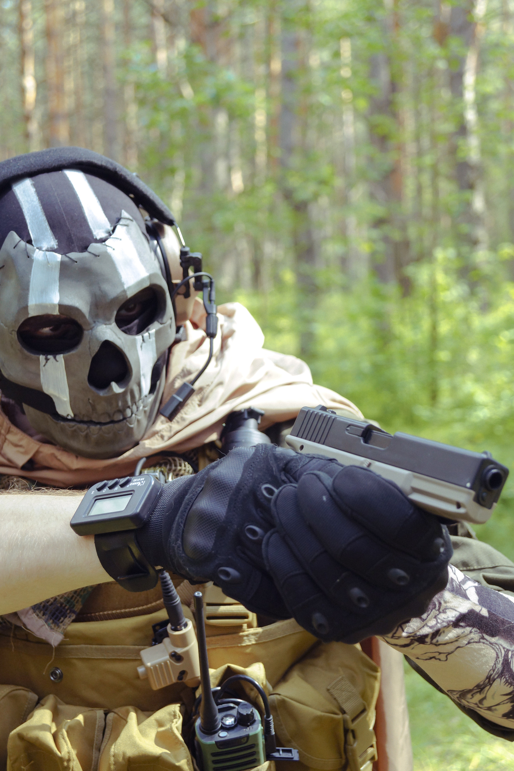 Cosplay on Ghost from Modern Warfare 2019 - Cosplay, Games, Computer games, Cosplayers, Call of duty, Shooter, The photo, Longpost, Costume, The festival, Game humor