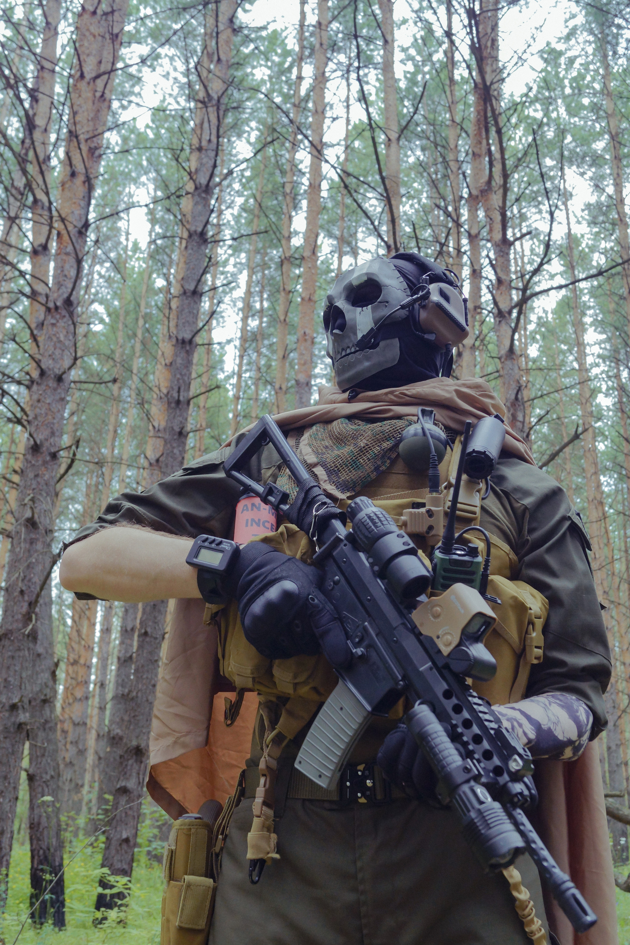 Cosplay on Ghost from Modern Warfare 2019 - Cosplay, Games, Computer games, Cosplayers, Call of duty, Shooter, The photo, Longpost, Costume, The festival, Game humor