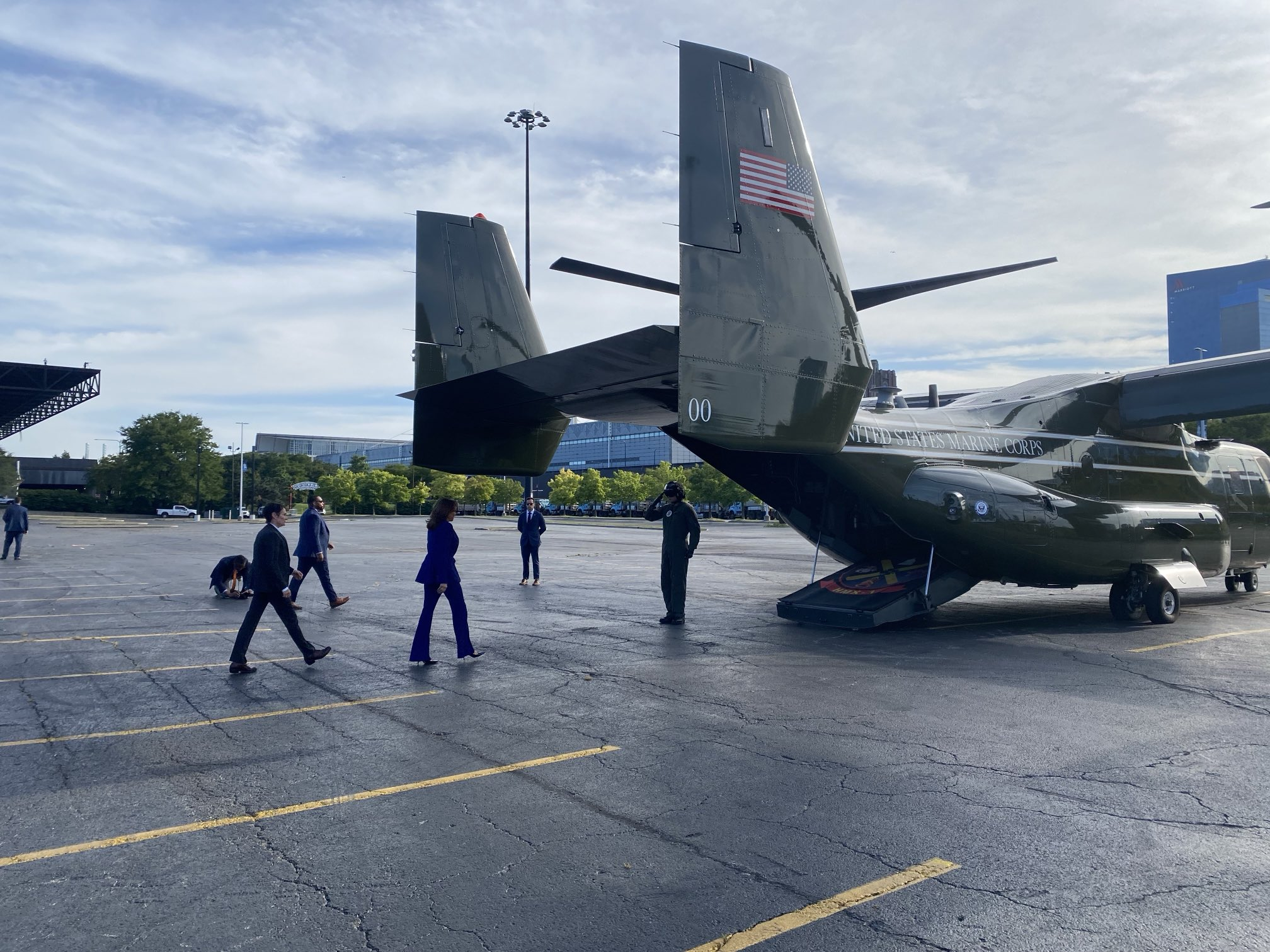 Brave Kamala - Aviation, Tiltrotor, Bell V-22 Osprey, USA, Aviation security, Courage, Kamala Harris, The photo, Longpost