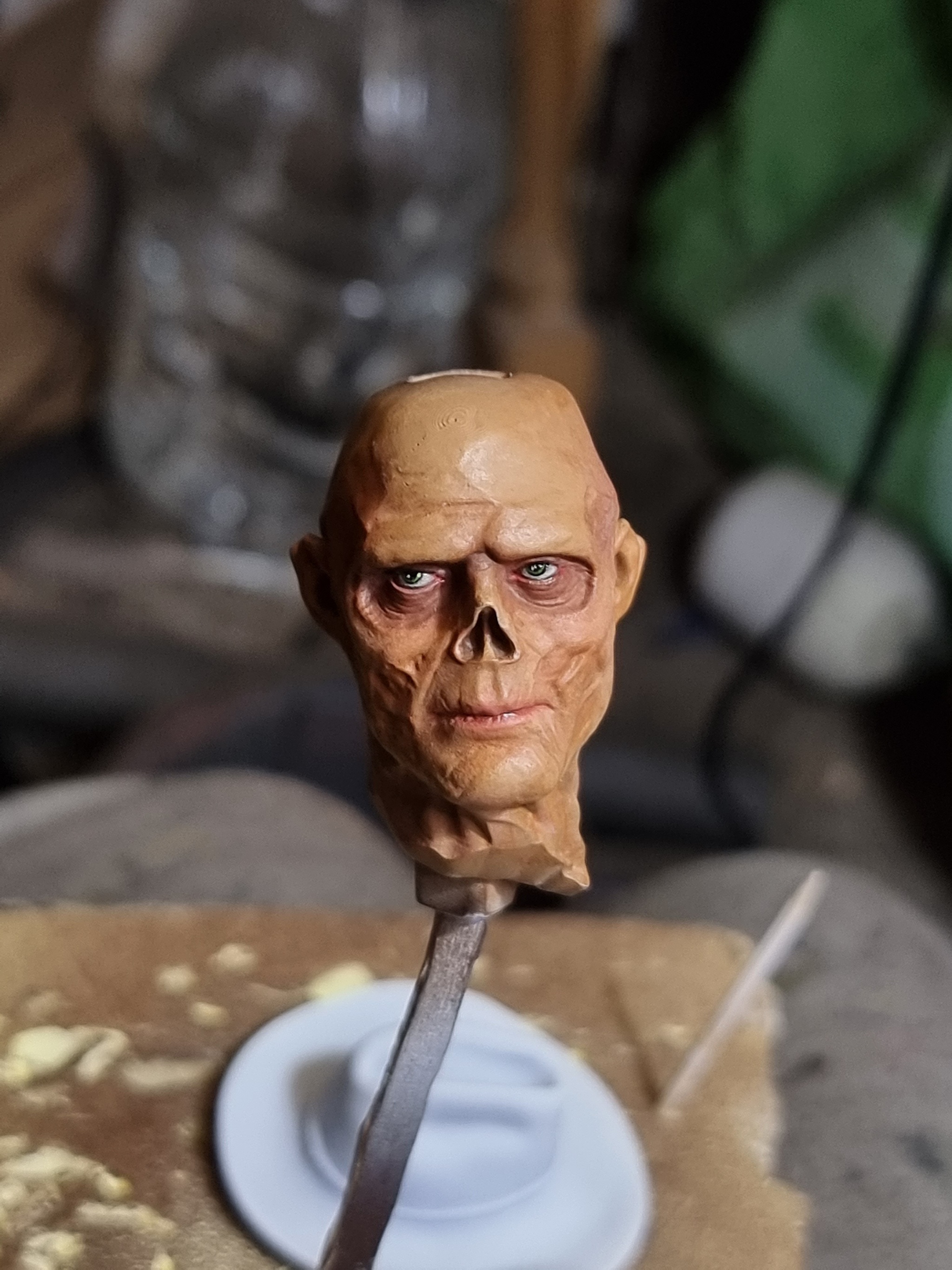 I am painting a ghoul from Fallout for a competition from the authors of the model - My, Painting miniatures, 3D printer, Painting, 3D печать, Painting, Fallout, Scale model, Longpost, Ghoul, Fallout (TV series)