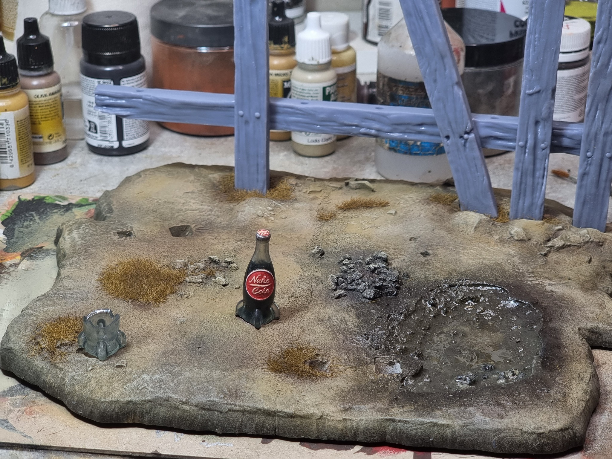 I am painting a ghoul from Fallout for a competition from the authors of the model - My, Painting miniatures, 3D printer, Painting, 3D печать, Painting, Fallout, Scale model, Longpost, Ghoul, Fallout (TV series)