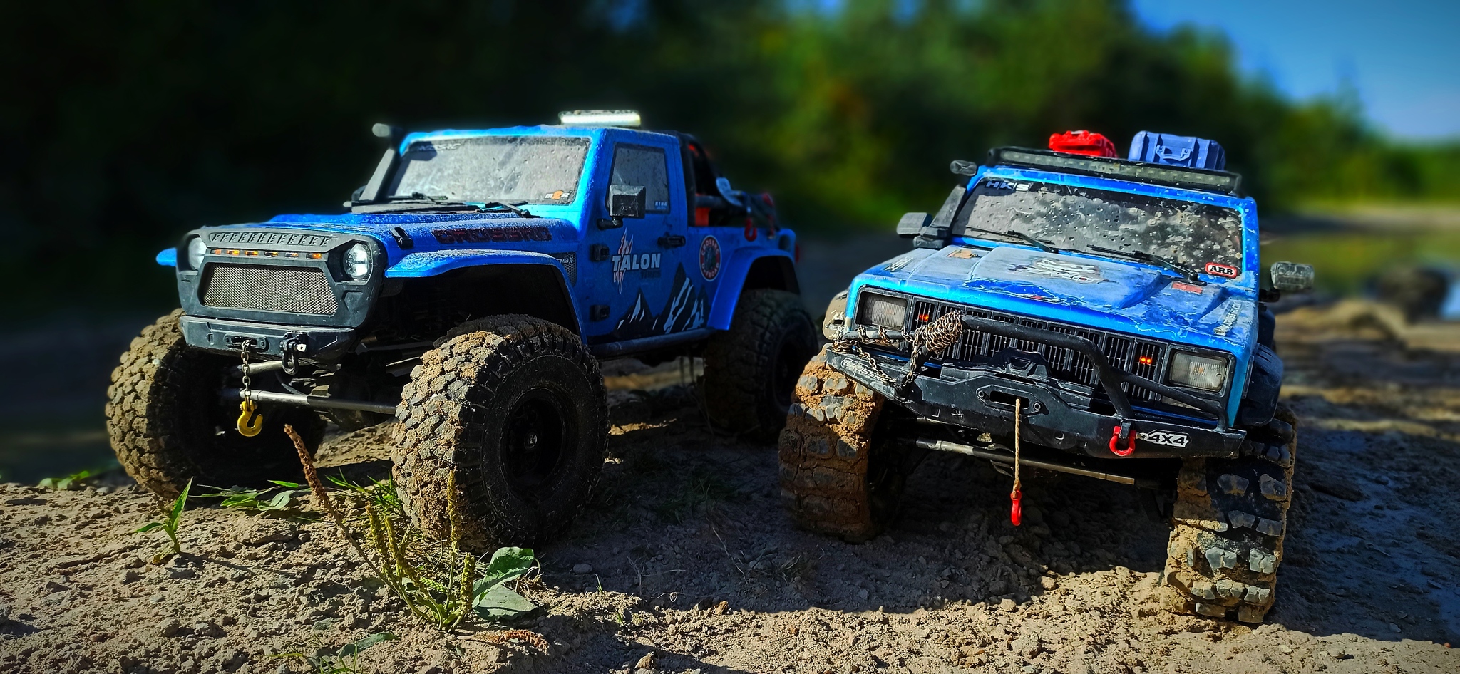 RC Jeep model's Rubicon & Cherokee 4x4 offroad - Моё, Радиоуправляемые модели, Фотография, Игрушки, Хобби, Лето, Длиннопост