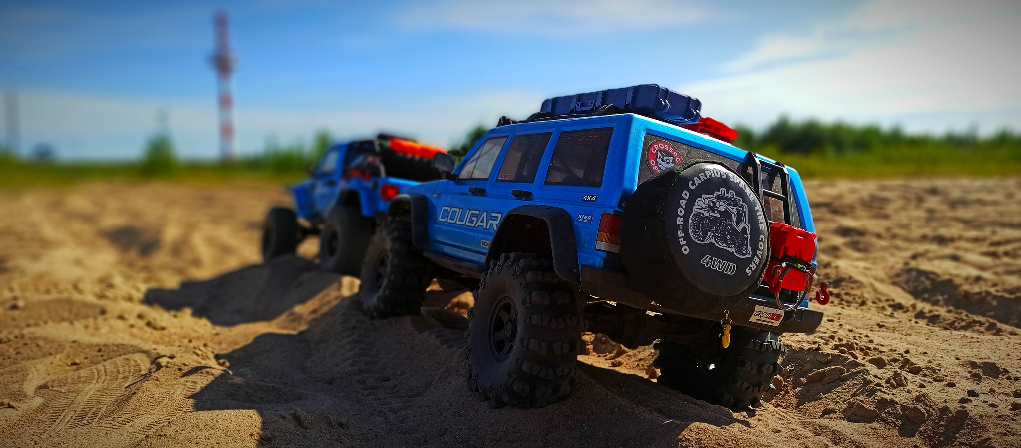 RC Jeep model's Rubicon & Cherokee 4x4 offroad - Моё, Радиоуправляемые модели, Фотография, Игрушки, Хобби, Лето, Длиннопост