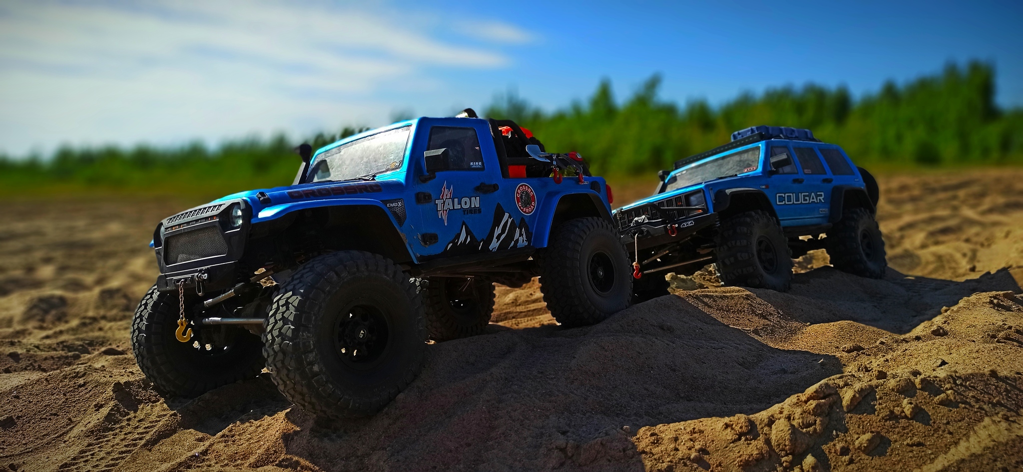 RC Jeep model's Rubicon & Cherokee 4x4 offroad - Моё, Радиоуправляемые модели, Фотография, Игрушки, Хобби, Лето, Длиннопост