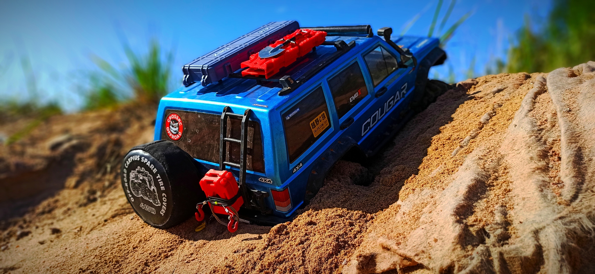 RC Jeep model's Rubicon & Cherokee 4x4 offroad - Моё, Радиоуправляемые модели, Фотография, Игрушки, Хобби, Лето, Длиннопост