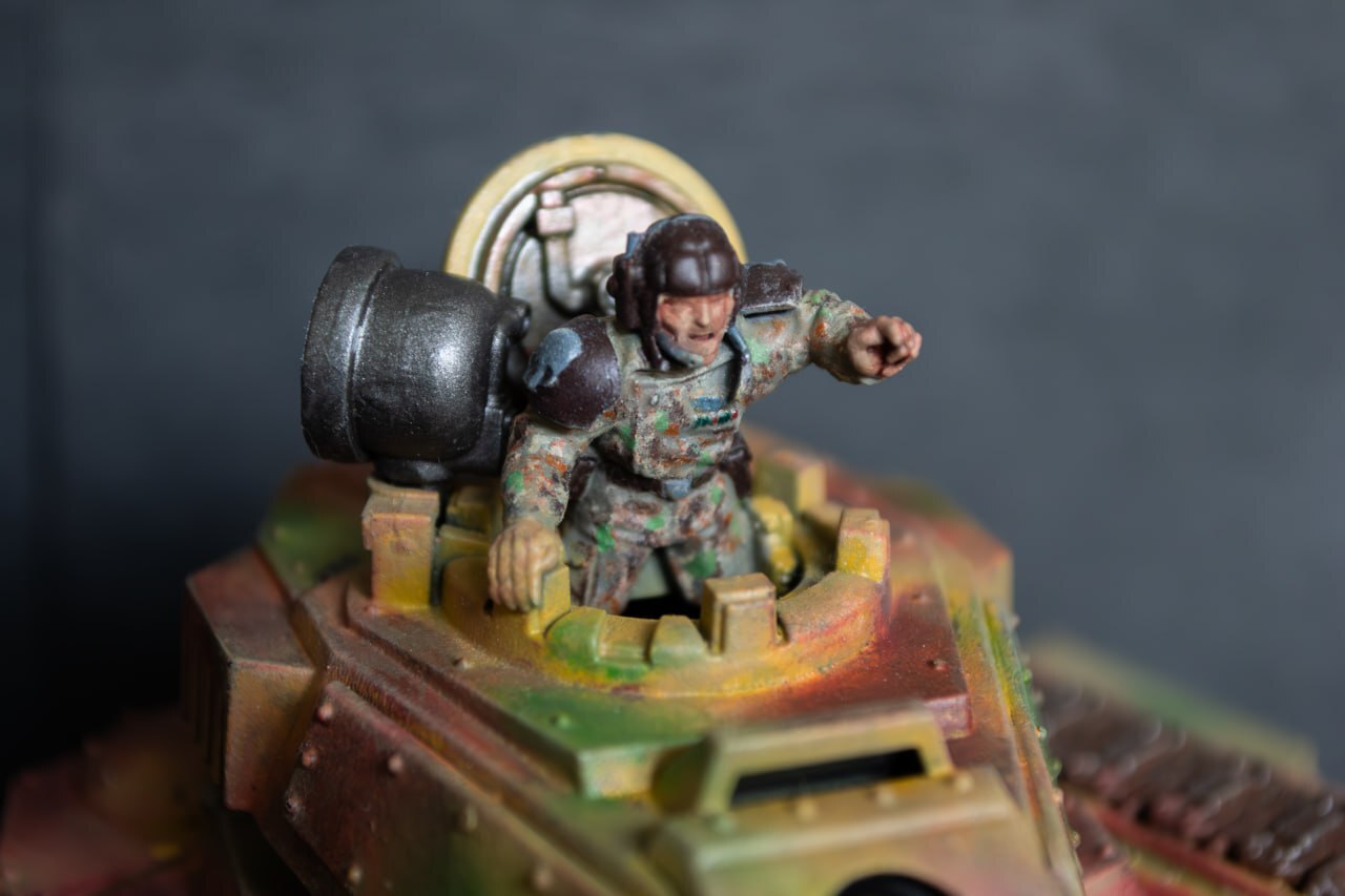 Leman Russ(Warhammer 40K) - My, Warhammer, Painting miniatures, Miniature, Modeling, Painting, Longpost