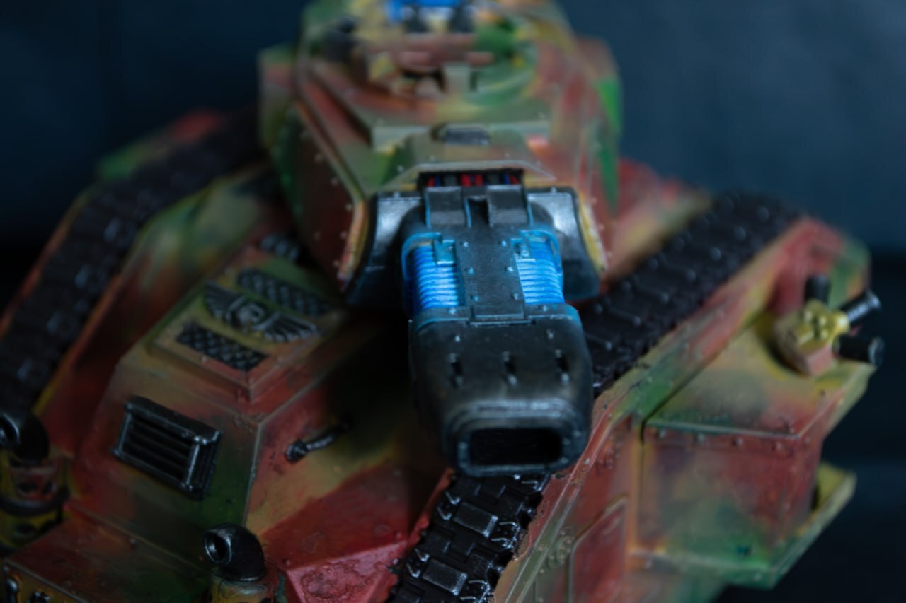 Leman Russ(Warhammer 40K) - My, Warhammer, Painting miniatures, Miniature, Modeling, Painting, Longpost