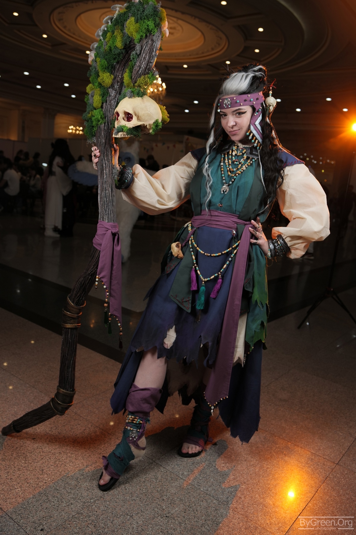 Yaginya from SUPERCON 2024 - My, Cosplayers, Cosplay, Girls, Baba Yaga, Slavic mythology, The photo, Longpost