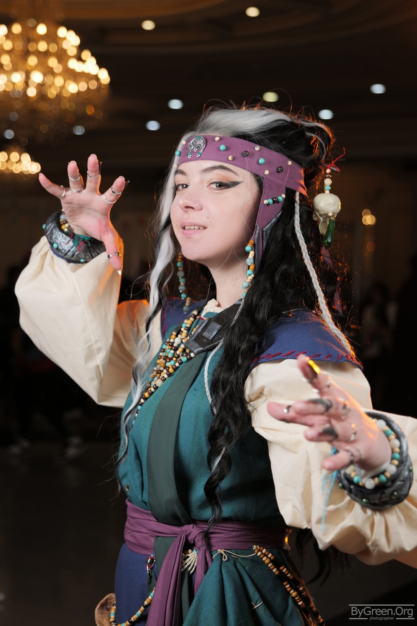 Yaginya from SUPERCON 2024 - My, Cosplayers, Cosplay, Girls, Baba Yaga, Slavic mythology, The photo, Longpost