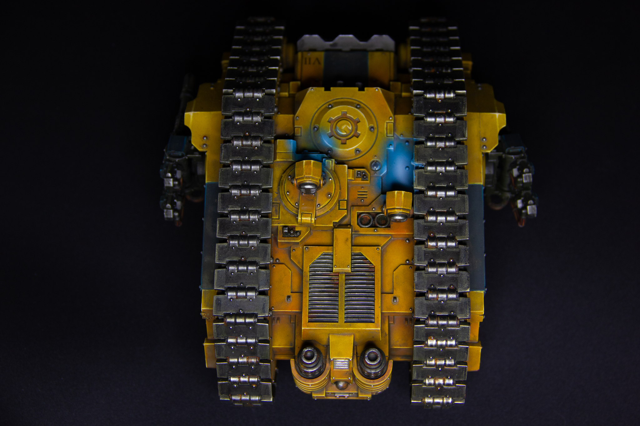 Another Land Raider Proteus - My, Painting miniatures, Warhammer, Needlework without process, Warhammer 40k, Adeptus Astartes, Wh miniatures, Horus heresy, Imperial fists, Longpost