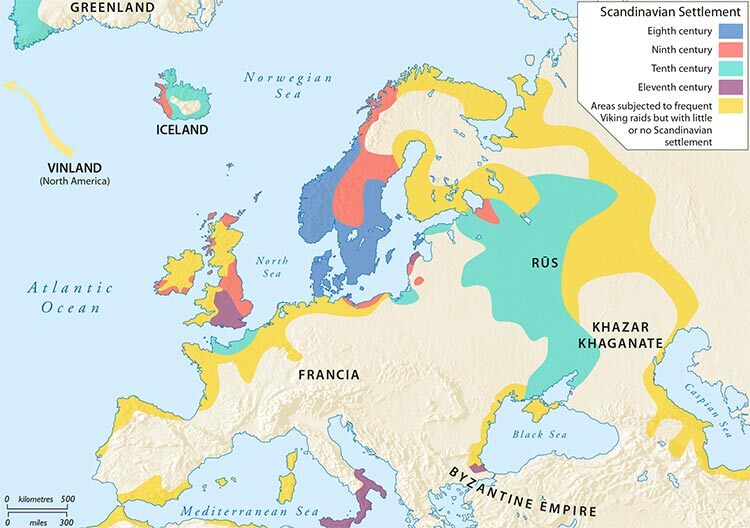 Viking and Magyar raids in Europe - History (science), Middle Ages, Cards, Викинги, Magyar, Longpost