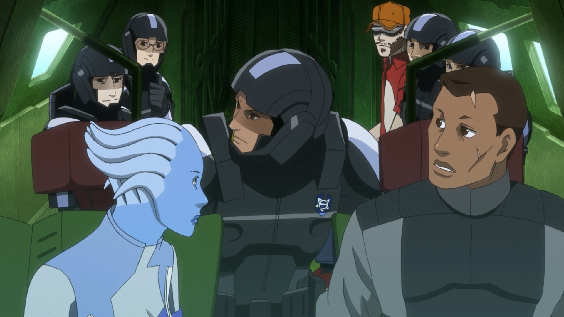 Mass Effect, which could have been great, but... or a review of the anime film Mass Effect: The Lost Ideal - My, Anime, Overview, Mass effect, James Vega, Longpost