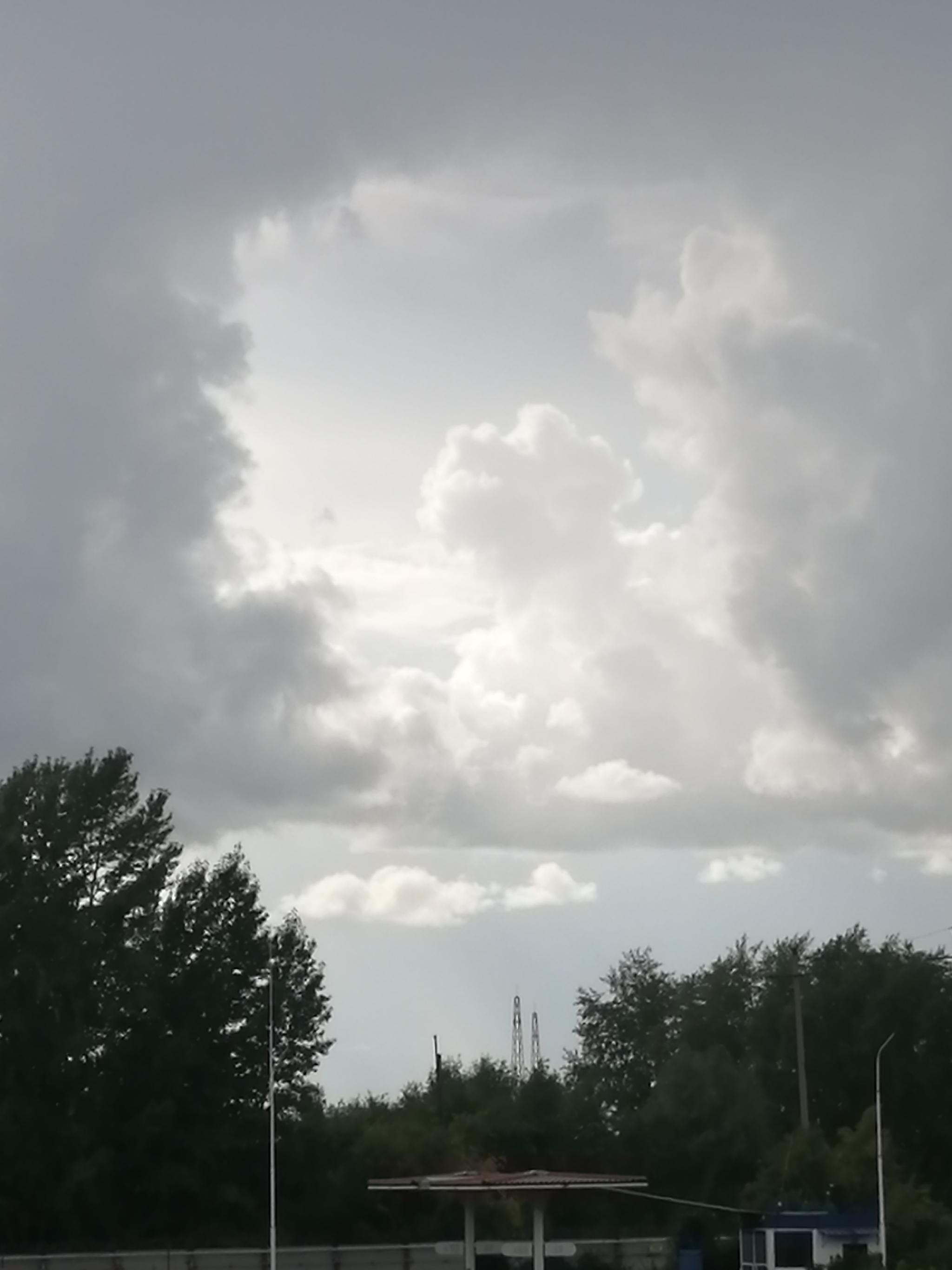 Clouds - My, The photo, Clouds, Evening, Sky