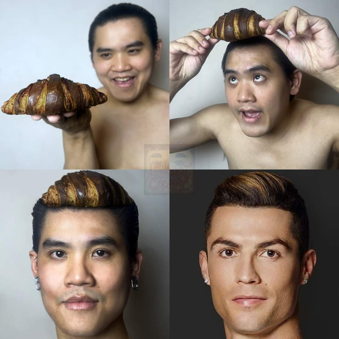 Croissant Ronaldo - Lowcost cosplay, Cristiano Ronaldo