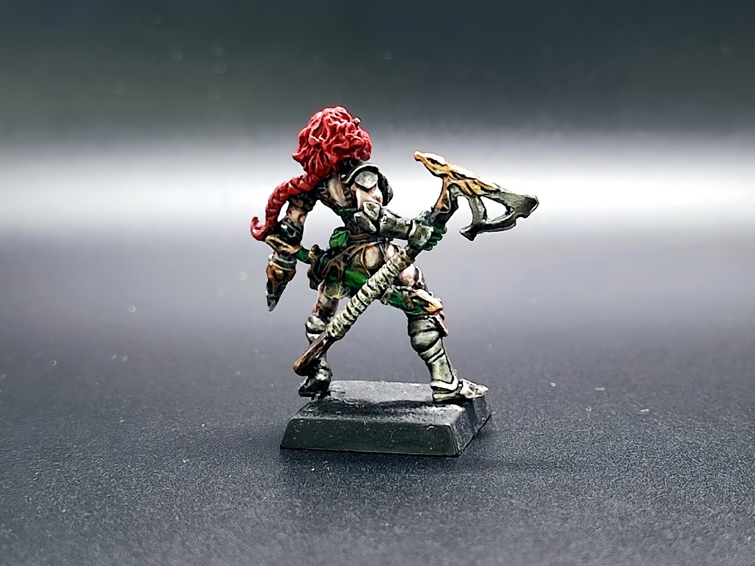 Half-Elf Barbarian - My, Board games, Miniature, Painting miniatures, Dungeons & dragons, RPG, Pathfinder, Tabletop role-playing games, Role-playing games, Our NRI, Longpost