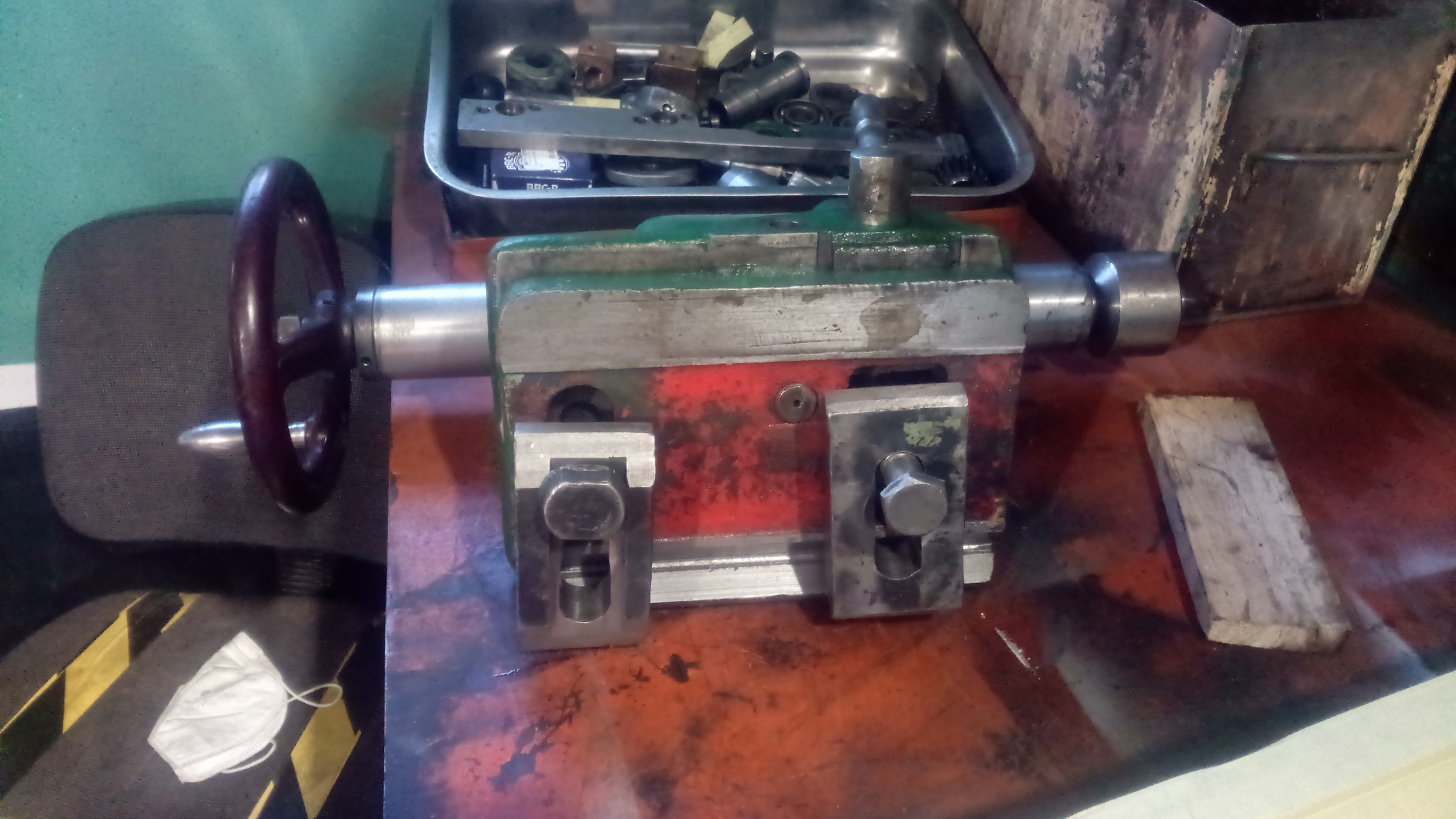 Lathe 1E61M (series about overhauling this machine) - My, Hobby, Spare parts, Machine, Lathe, Mechanism, Workshop, Metalworking, With your own hands, Carpentry workshop, Repair, Homemade, Rukozhop, Mobile photography, Life stories, Garage, Iron, GIF, Longpost