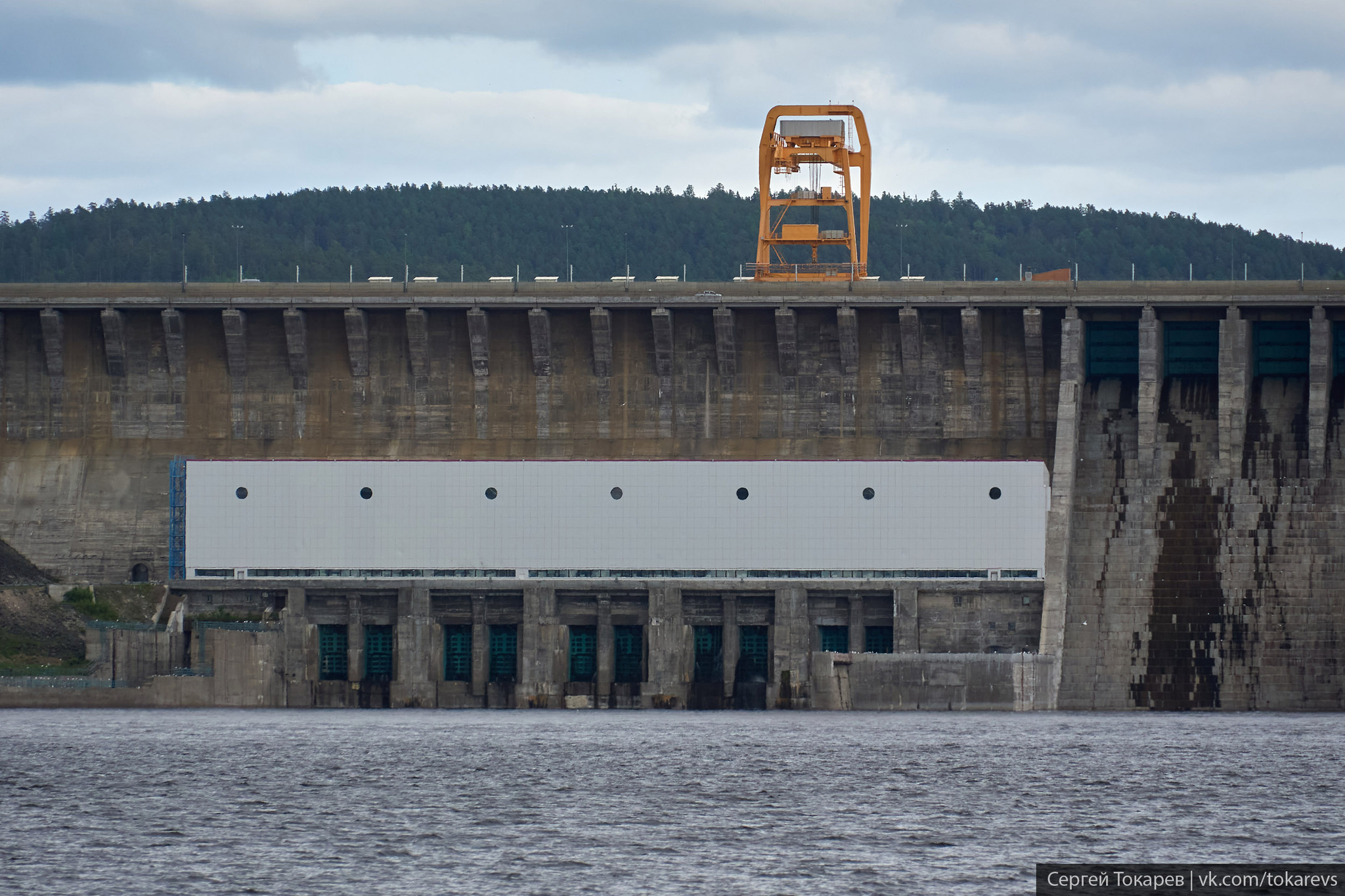 Boguchanskaya hydroelectric power station on the Angara. What it looks like from the outside and from the inside - My, Siberia, Industry, Angara River, Boguchanskaya HPP, Energy (energy production), Krasnoyarsk region, Longpost